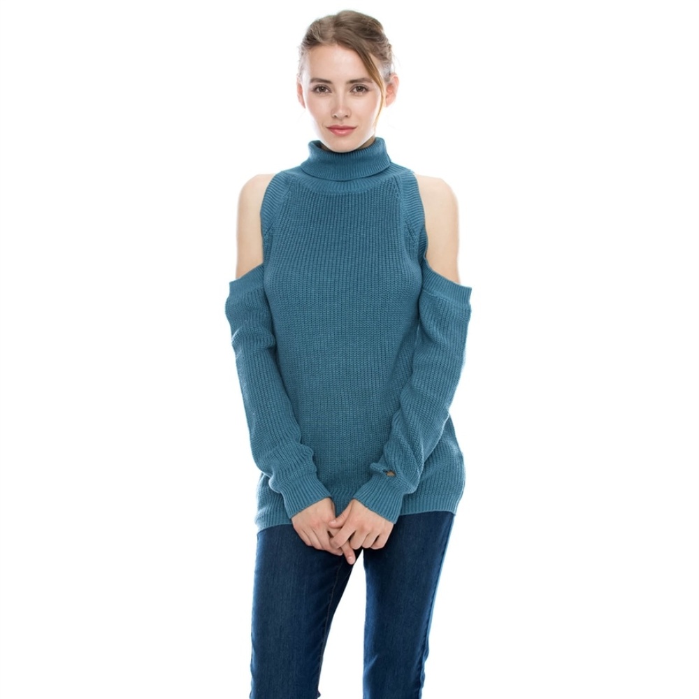 Cold Shoulder Sweater - Picture 2 of 8